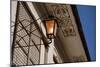 Low angle view of vintage lantern on wall, Vigan, Ilocos Sur, Philippines-null-Mounted Photographic Print