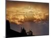 Low Clouds Glowing Orange at Sunrise-James Hager-Mounted Photographic Print