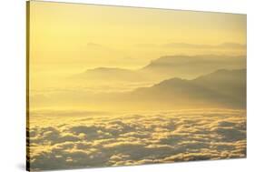 Low Clouds Surrounding Annapurna Himal Foothills-null-Stretched Canvas