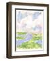 Low Country River Vista II-Laura Marr-Framed Art Print