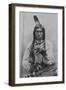 Low Dog War Chief-David Frances Barry-Framed Giclee Print