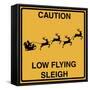 Low Flying Sleigh-Tina Lavoie-Framed Stretched Canvas