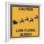 Low Flying Sleigh-Tina Lavoie-Framed Giclee Print