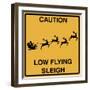 Low Flying Sleigh-Tina Lavoie-Framed Giclee Print