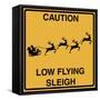 Low Flying Sleigh-Tina Lavoie-Framed Stretched Canvas