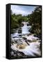 Low Force Waterfall, Teesdale, England, United Kingdom, Europe-David Gibbon-Framed Stretched Canvas