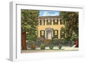 Low House, Savannah, Georgia-null-Framed Art Print