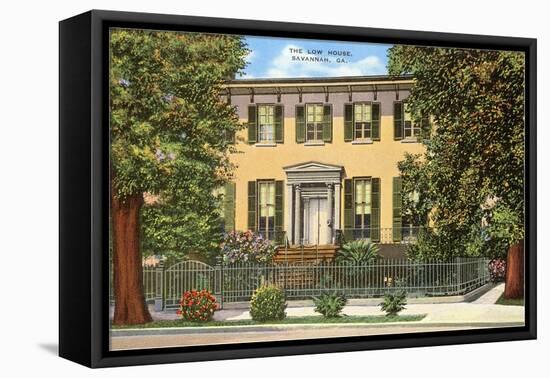 Low House, Savannah, Georgia-null-Framed Stretched Canvas