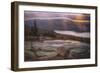 Low Light & Mist at Eagle Lake Acadia National Park Maine Mount Desert-Vincent James-Framed Photographic Print