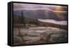 Low Light & Mist at Eagle Lake Acadia National Park Maine Mount Desert-Vincent James-Framed Stretched Canvas