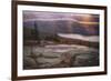 Low Light & Mist at Eagle Lake Acadia National Park Maine Mount Desert-Vincent James-Framed Photographic Print