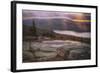 Low Light & Mist at Eagle Lake Acadia National Park Maine Mount Desert-Vincent James-Framed Photographic Print