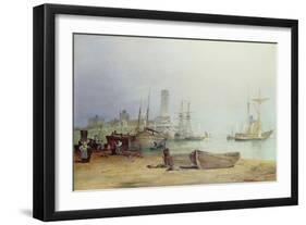 Low Lights, North Shields-Thomas Miles Richardson-Framed Giclee Print