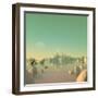 Low-Poly Mountain Landscape Reflecting on Water-Mark Kirkpatrick-Framed Art Print