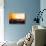 Low Poly New York Art - Amazing Sunset-Philippe Hugonnard-Stretched Canvas displayed on a wall