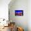 Low Poly New York Art - Blue Dusk II-Philippe Hugonnard-Framed Stretched Canvas displayed on a wall