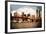 Low Poly New York Art - Brooklyn Bridge View II-Philippe Hugonnard-Framed Art Print