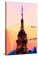 Low Poly New York Art - Central Park at Dusk-Philippe Hugonnard-Stretched Canvas