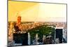 Low Poly New York Art - Central Park at Sunset-Philippe Hugonnard-Mounted Art Print