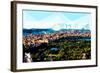 Low Poly New York Art - Central Park Panoramic-Philippe Hugonnard-Framed Art Print