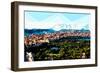 Low Poly New York Art - Central Park Panoramic-Philippe Hugonnard-Framed Premium Giclee Print