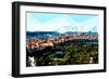 Low Poly New York Art - Central Park Panoramic-Philippe Hugonnard-Framed Premium Giclee Print