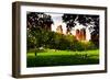 Low Poly New York Art - Central Park Summer-Philippe Hugonnard-Framed Art Print