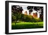 Low Poly New York Art - Central Park Summer-Philippe Hugonnard-Framed Art Print