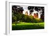 Low Poly New York Art - Central Park Summer-Philippe Hugonnard-Framed Art Print
