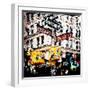 Low Poly New York Art - Central Park Sunday-Philippe Hugonnard-Framed Premium Giclee Print