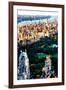 Low Poly New York Art - Central Park Sunset II-Philippe Hugonnard-Framed Art Print