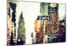 Low Poly New York Art - Chrysler Building II-Philippe Hugonnard-Mounted Art Print