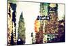 Low Poly New York Art - Chrysler Building II-Philippe Hugonnard-Mounted Art Print