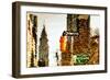Low Poly New York Art - Chrysler Building-Philippe Hugonnard-Framed Premium Giclee Print