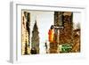 Low Poly New York Art - Chrysler Building-Philippe Hugonnard-Framed Premium Giclee Print