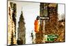 Low Poly New York Art - Chrysler Building-Philippe Hugonnard-Mounted Premium Giclee Print