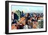 Low Poly New York Art - Downtown-Philippe Hugonnard-Framed Art Print