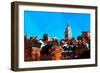 Low Poly New York Art - Empire State Building III-Philippe Hugonnard-Framed Art Print