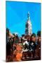 Low Poly New York Art - Empire State Building IV-Philippe Hugonnard-Mounted Art Print