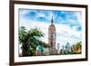 Low Poly New York Art - Empire State Building-Philippe Hugonnard-Framed Art Print