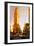 Low Poly New York Art - Flatiron Building at Sunset-Philippe Hugonnard-Framed Art Print