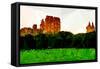 Low Poly New York Art - Green Central Park-Philippe Hugonnard-Framed Stretched Canvas