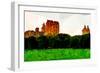 Low Poly New York Art - Green Central Park-Philippe Hugonnard-Framed Art Print