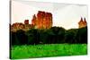 Low Poly New York Art - Green Central Park-Philippe Hugonnard-Stretched Canvas