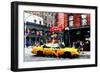 Low Poly New York Art - Greenwich Taxi-Philippe Hugonnard-Framed Art Print