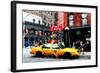 Low Poly New York Art - Greenwich Taxi-Philippe Hugonnard-Framed Art Print