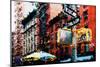 Low Poly New York Art - Manhattan Architecture-Philippe Hugonnard-Mounted Art Print