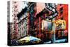 Low Poly New York Art - Manhattan Architecture-Philippe Hugonnard-Stretched Canvas