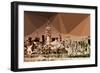 Low Poly New York Art - Manhattan Caramel-Philippe Hugonnard-Framed Art Print