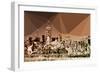 Low Poly New York Art - Manhattan Caramel-Philippe Hugonnard-Framed Art Print